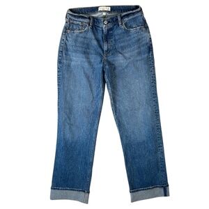 Abercrombie & Fitch The Baggy Low Rise Curve Love Denim Jeans Women's 28 Long